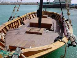 Latin sailing boat